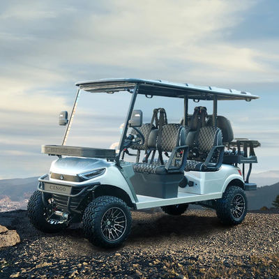 Καλή τιμή. Προσαρμόσιμο 6-θέσιμο Off Road Golf Cart με ηλεκτρική ενέργεια και κιβώτιο φορτίου Στάση ακινητοποίησης της ουράς Caddie σε απευθείας σύνδεση
