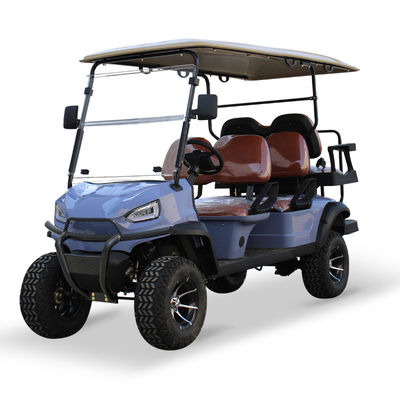 Καλή τιμή. 48V 5KW AC Motor Hunting Transport 6 θέσεων κάρο γκολφ με σύστημα φρένων με μπροστινό τύμπανο πίσω τύμπανο και μέγιστη ταχύτητα ≤30Km/h σε απευθείας σύνδεση