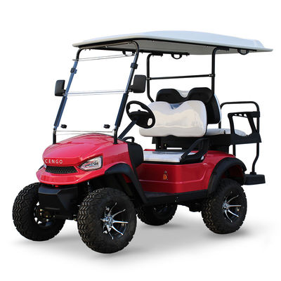 Καλή τιμή. 48V5KW AC Motor Lifted Golf Cart Back to Back 4 θέσεις με ισχυρή ισχύ και στάσιμη θέση της ουράς σε απευθείας σύνδεση