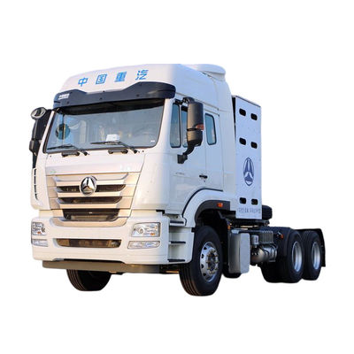 Καλή τιμή. 430HP 6X4 HOWO CNG/LNG τρακτέρ φορτηγό τρακτέρ αερίου κεφαλή τρακτέρ για λιμενική μεταφορά ABS σύστημα αντιμπλοκαρίσματος φρένων προστατευμένο σε απευθείας σύνδεση