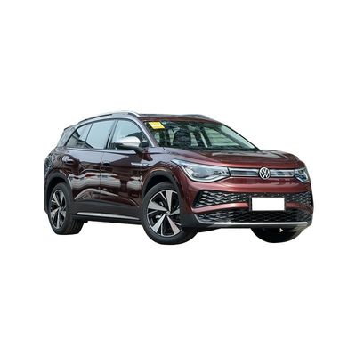 Καλή τιμή. Μικρό Ηλεκτρικό Οχήμα Vw ID6 2023 EV RHD Αυτοκίνητο με 7-θέσιμο Ηλεκτρικό SUV και Τερνική μπαταρία λιθίου στο λευκό εξωτερικό σε απευθείας σύνδεση